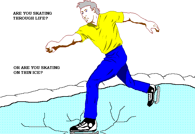 Skater on thin ice...